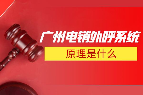 广州电销外呼系统原理是什么